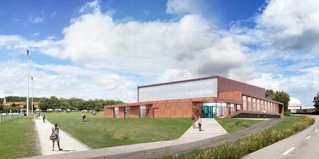 Salle Omnisports à ST JEAN DE BOURNAY (38) - Perspective